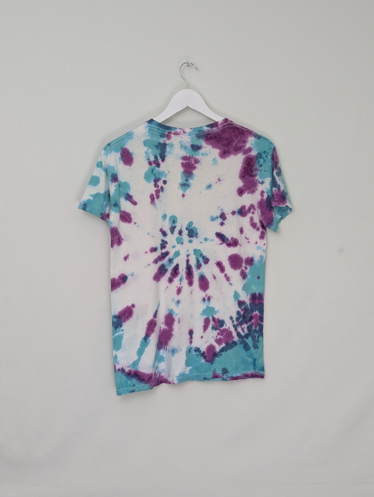 Tie Dye T-shirt - Purple/blue/white - Cotton - Size Small