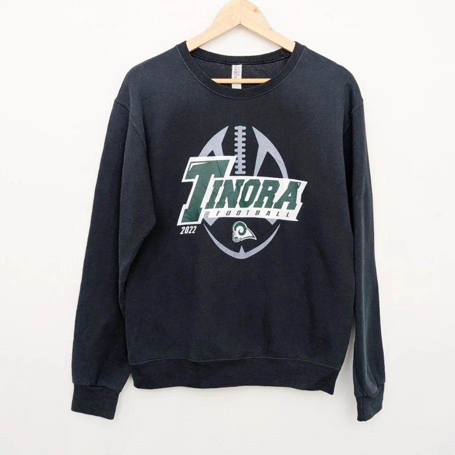 Tinora Football 2022 Graphic Sweatshirt - Black - Size Small