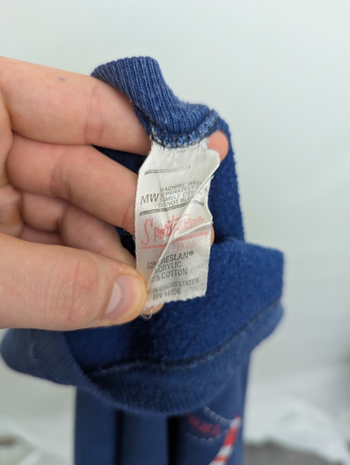 Vintage 1980s Insel Amrum Lighthouse Sweatshirt - Size Medium - Usa Made