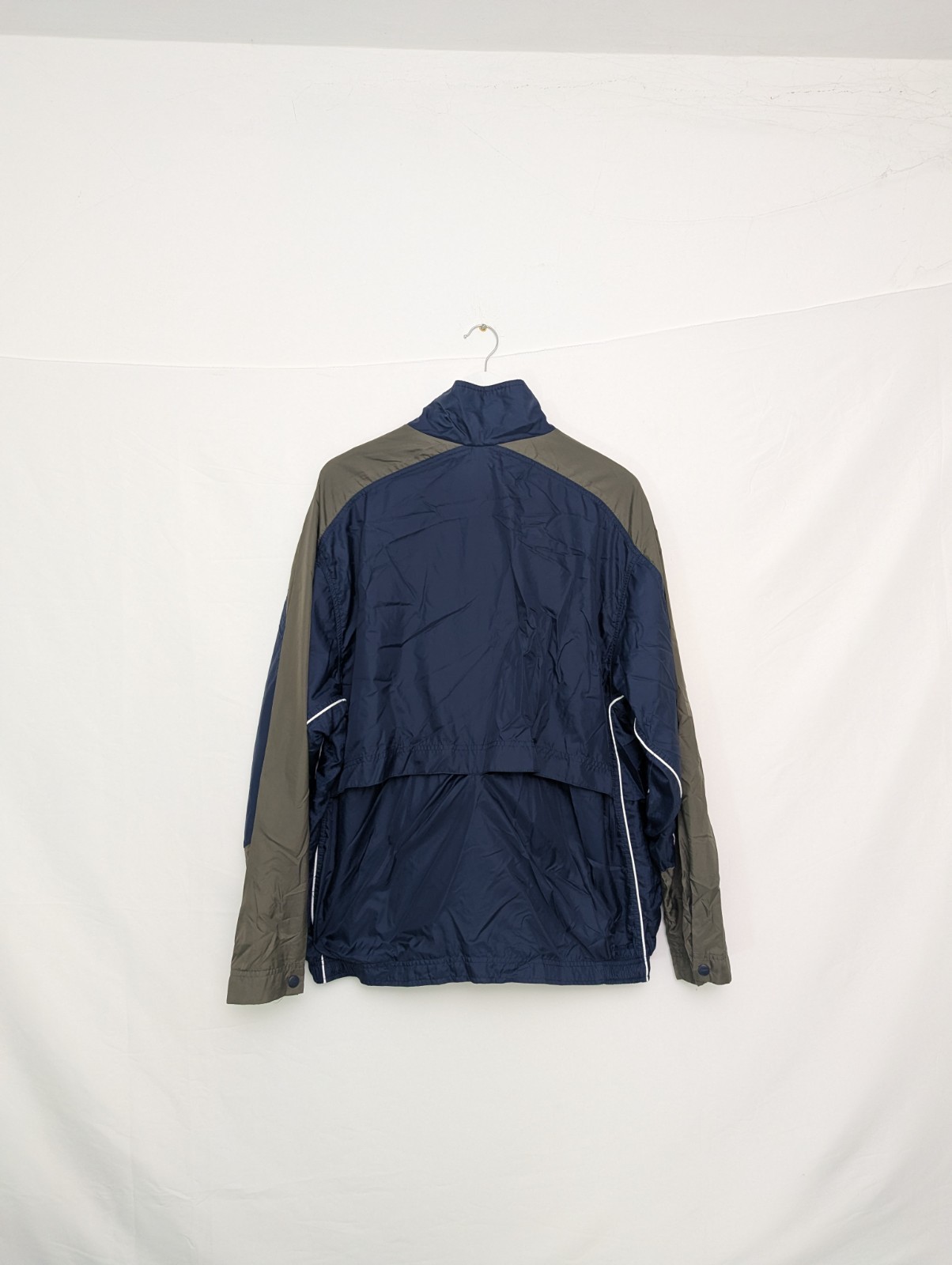 Vintage 1990s Nike Navy & Olive Windbreaker Jacket – Size L (made In Taiwan)