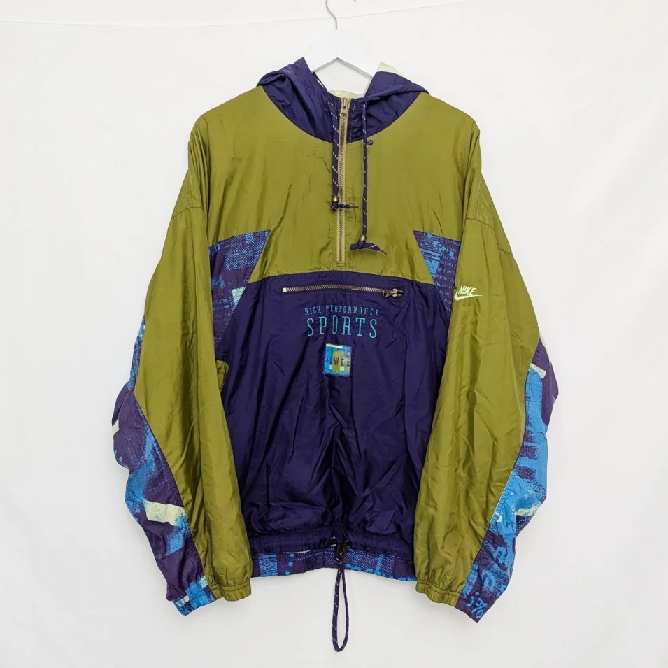 Vintage 1990s Nike Sports Pullover Windbreaker Jacket – Size Xl