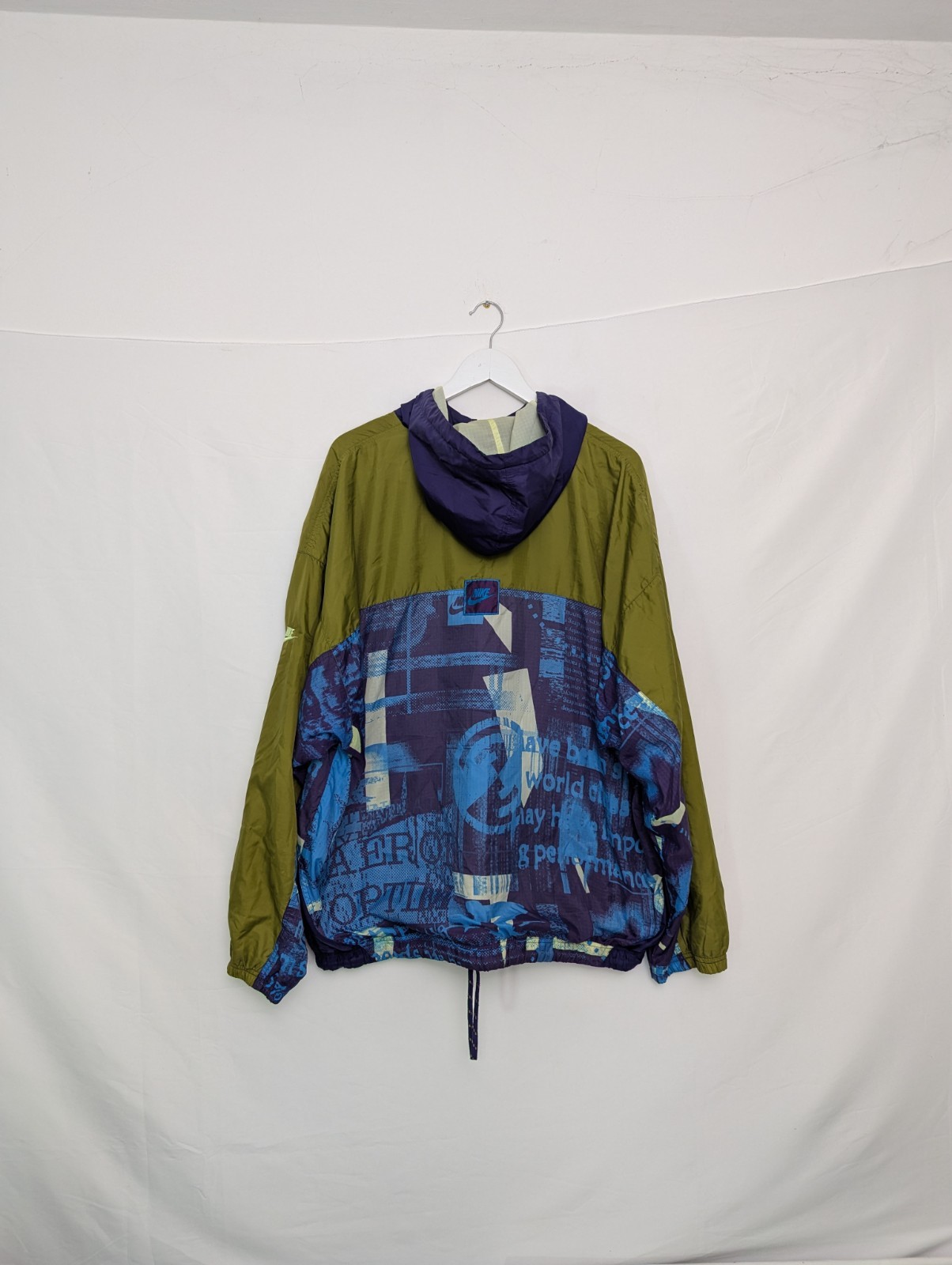 Vintage 1990s Nike Sports Pullover Windbreaker Jacket – Size Xl