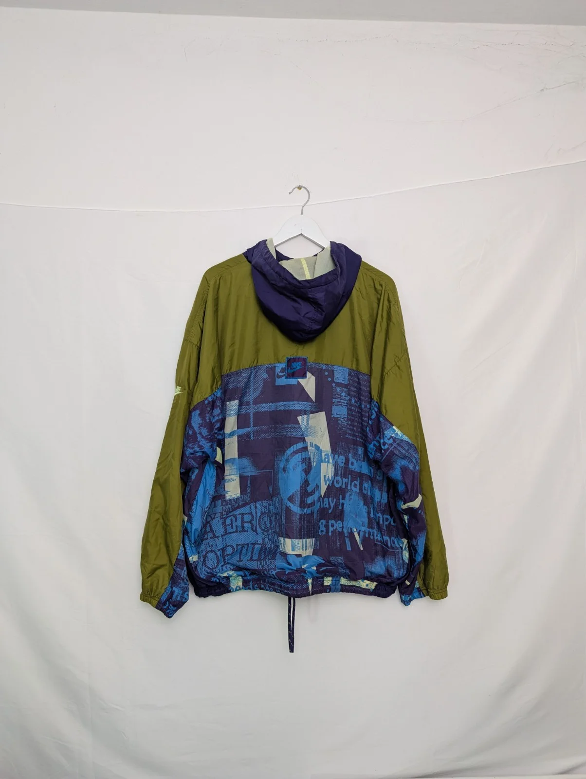 Vintage 1990s Nike Sports Pullover Windbreaker Jacket – Size Xl