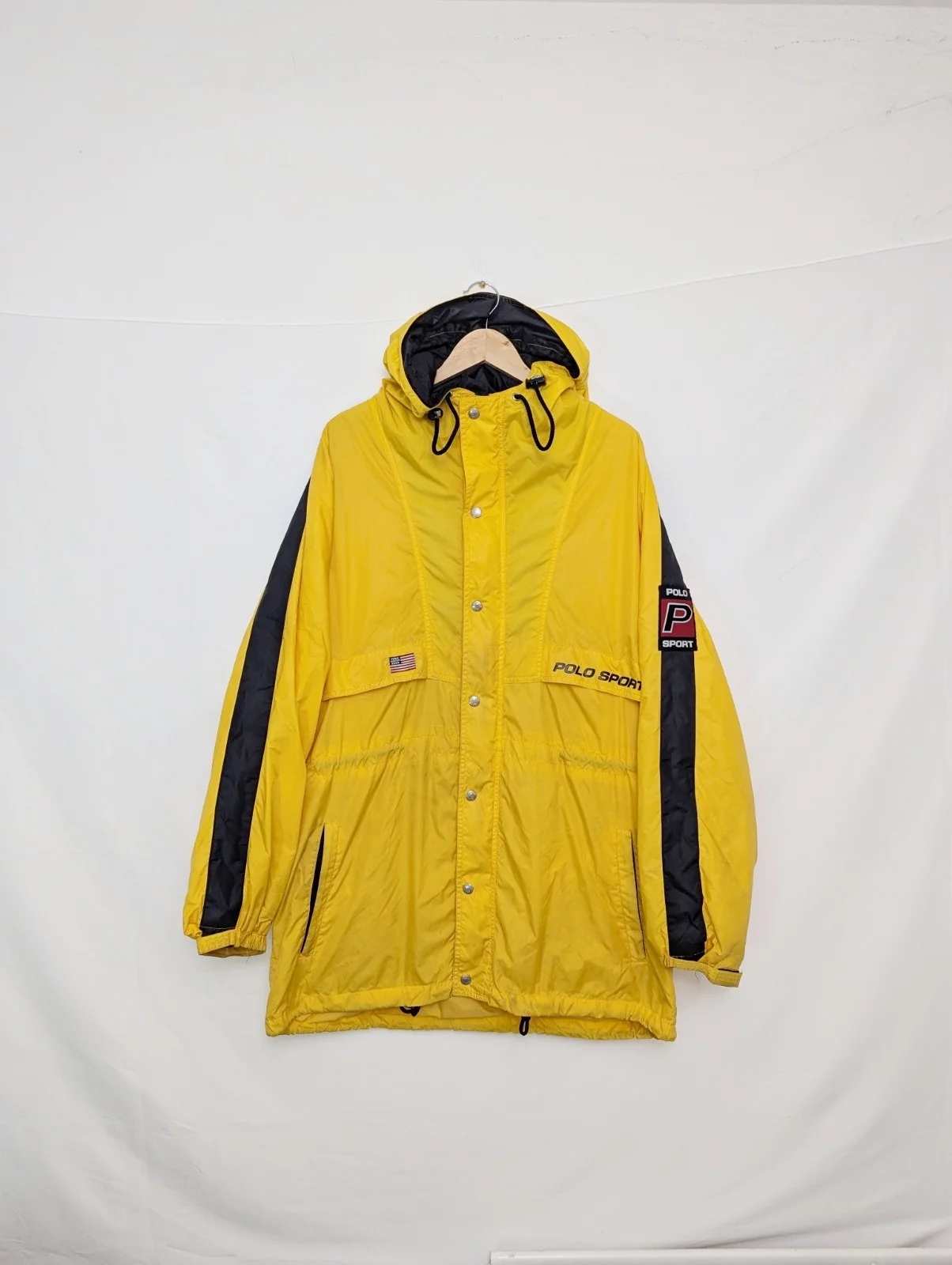 Vintage 1990s Polo Sport Ralph Lauren Hooded Jacket – Men’s Size L