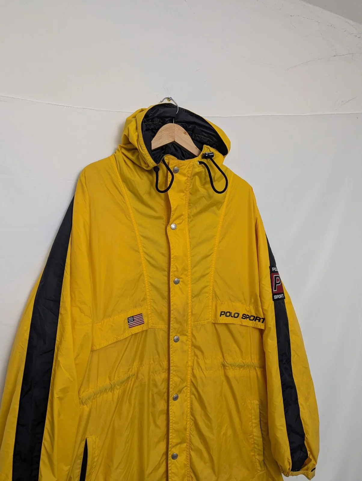 Vintage 1990s Polo Sport Ralph Lauren Hooded Jacket – Men’s Size L