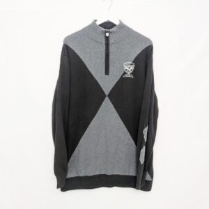 Vintage 2000s Basefield Sports Elements Quarter Zip Knit Jumper – Men’s Xxl