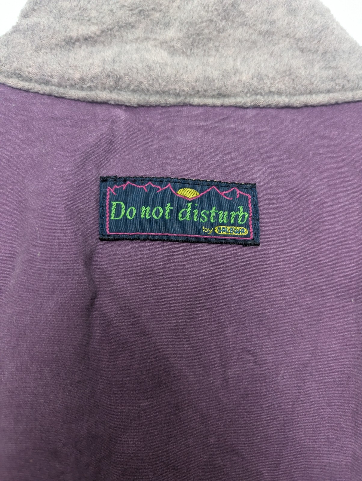 Vintage 80s/90s Salewa Fleece Jacket – Purple / Grey – Retro Outdoor Size Xl