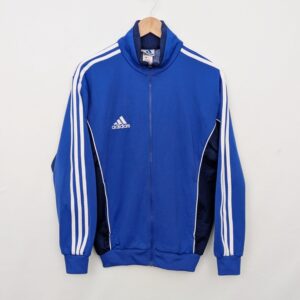 Vintage Adidas 3-stripe Track Jacket - Royal Blue/white - Men’s Xl