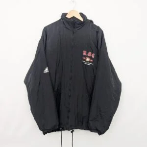 Vintage Adidas Bayer Leverkusen Padded Jacket - Men’s Xl - Black Football Coat