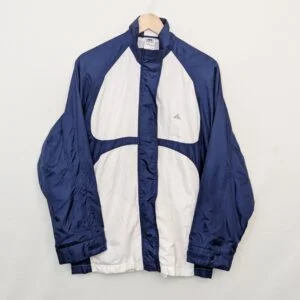 Vintage Adidas Golf Windbreaker Jacket - Navy/white - Women’s Large (uk 14)