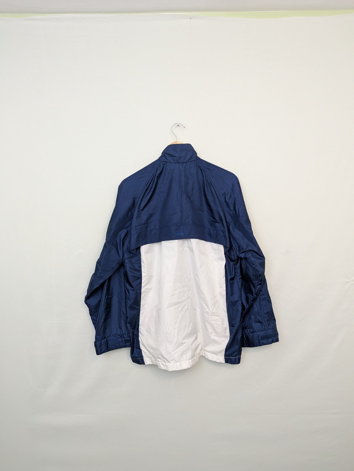 Vintage Adidas Golf Windbreaker Jacket - Navy/white - Women’s Large (uk 14)