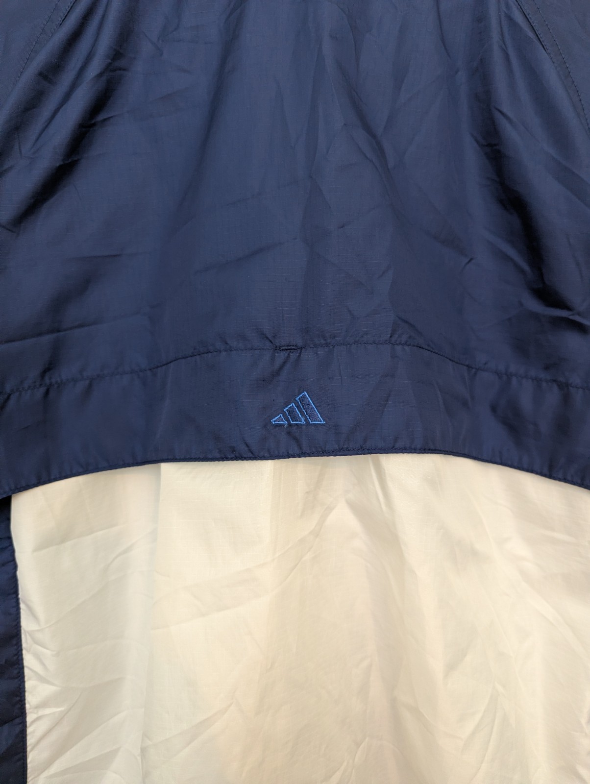 Vintage Adidas Golf Windbreaker Jacket - Navy/white - Women’s Large (uk 14)