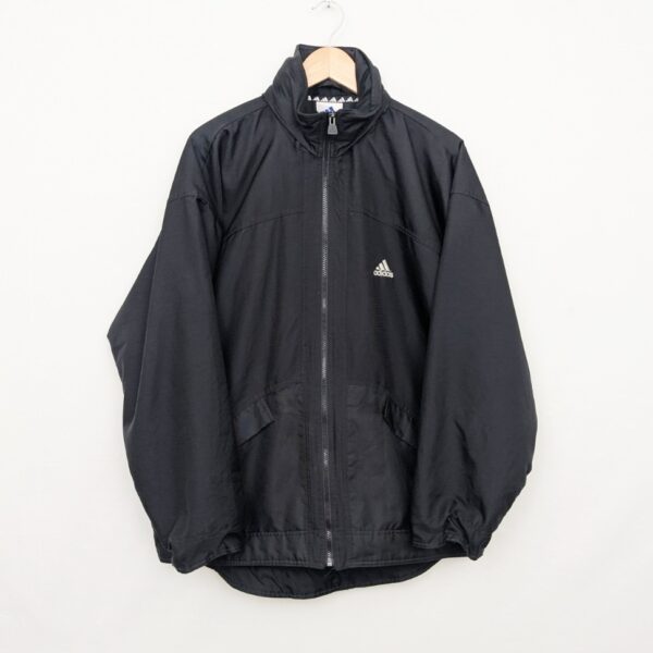 Vintage Adidas Padded Jacket - Black - 2000s - Men’s Size Medium