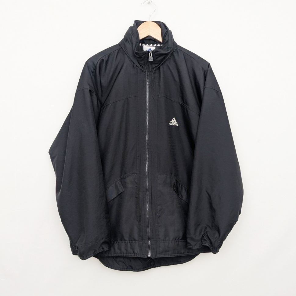 Vintage Adidas Padded Jacket - Black - 2000s - Men’s Size Medium