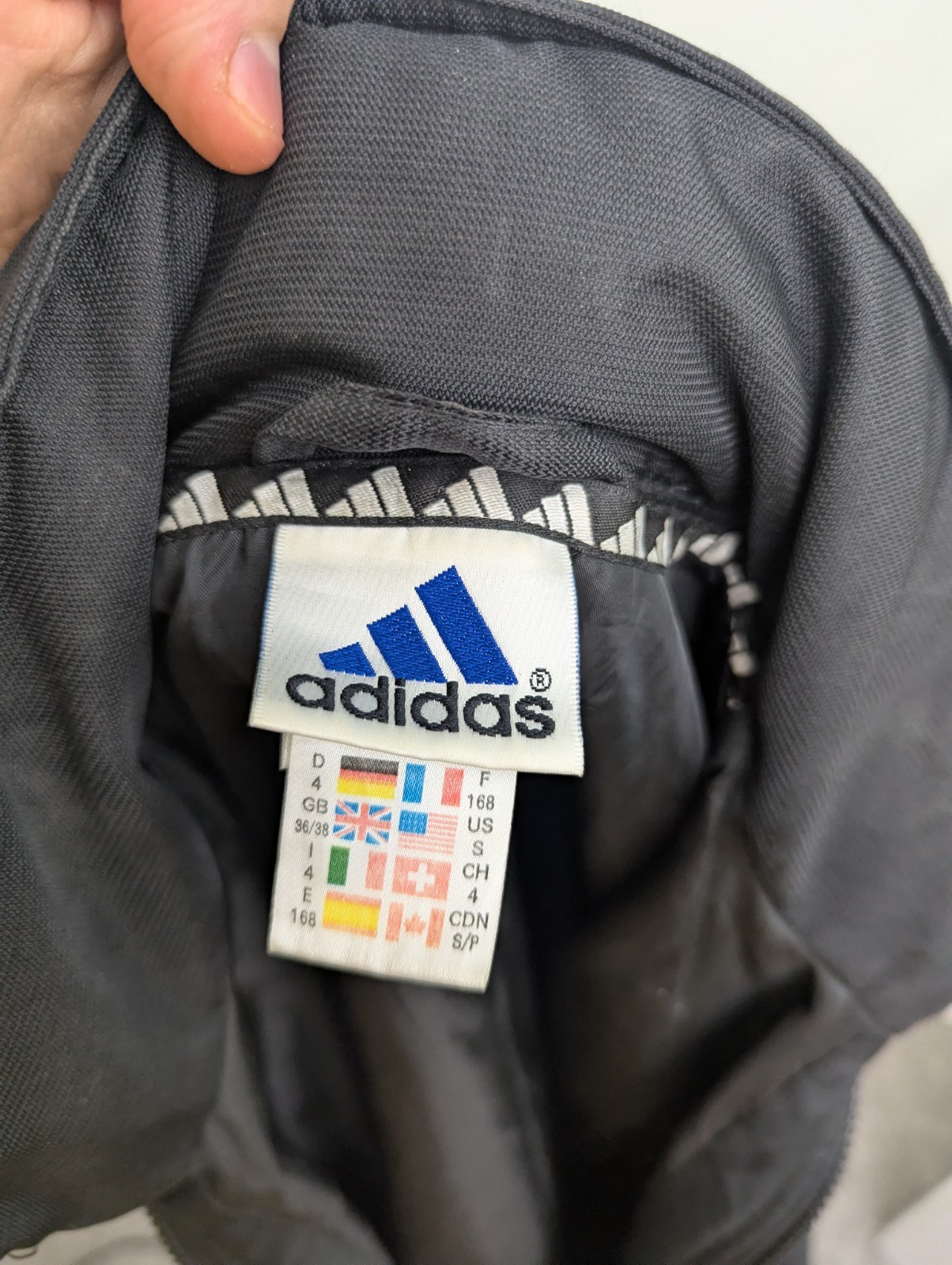 Vintage Adidas Padded Jacket - Black - 2000s - Men’s Size Medium