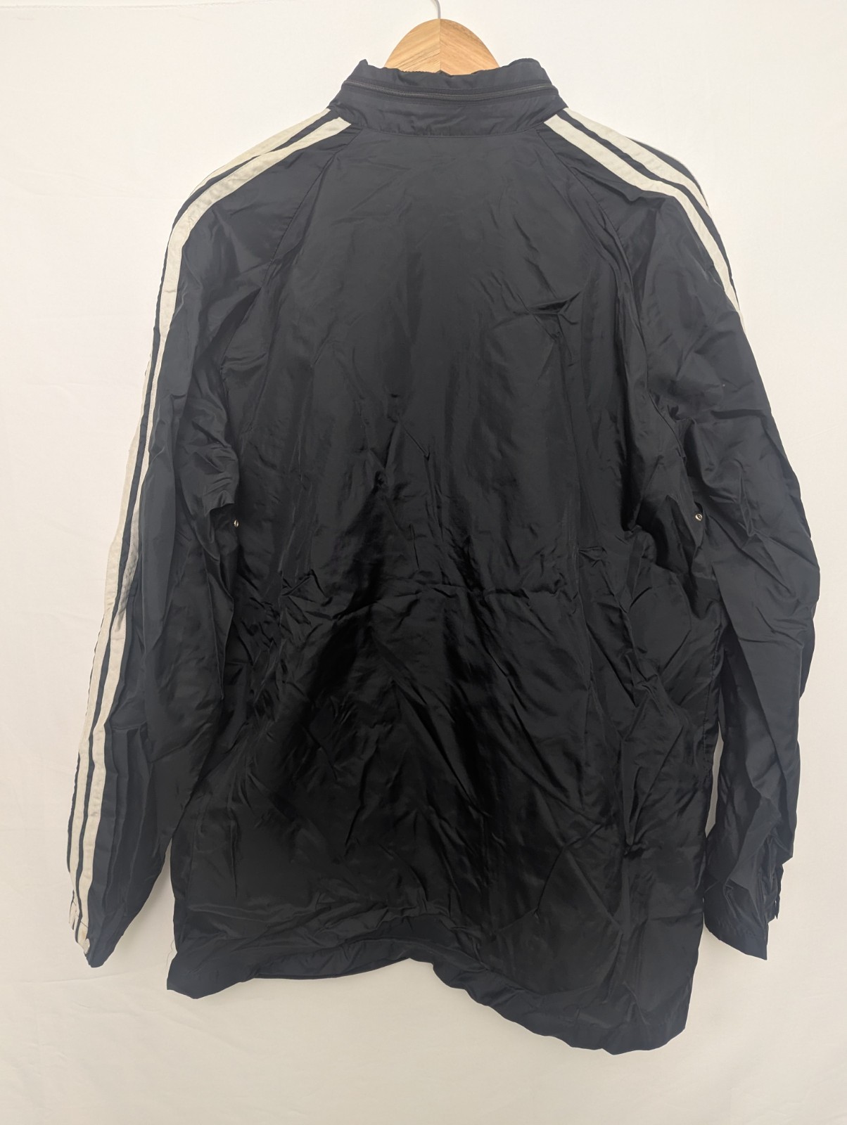 Vintage Adidas Trefoil Windbreaker Jacket – 1980s/90s – Black – Men’s Size Xl