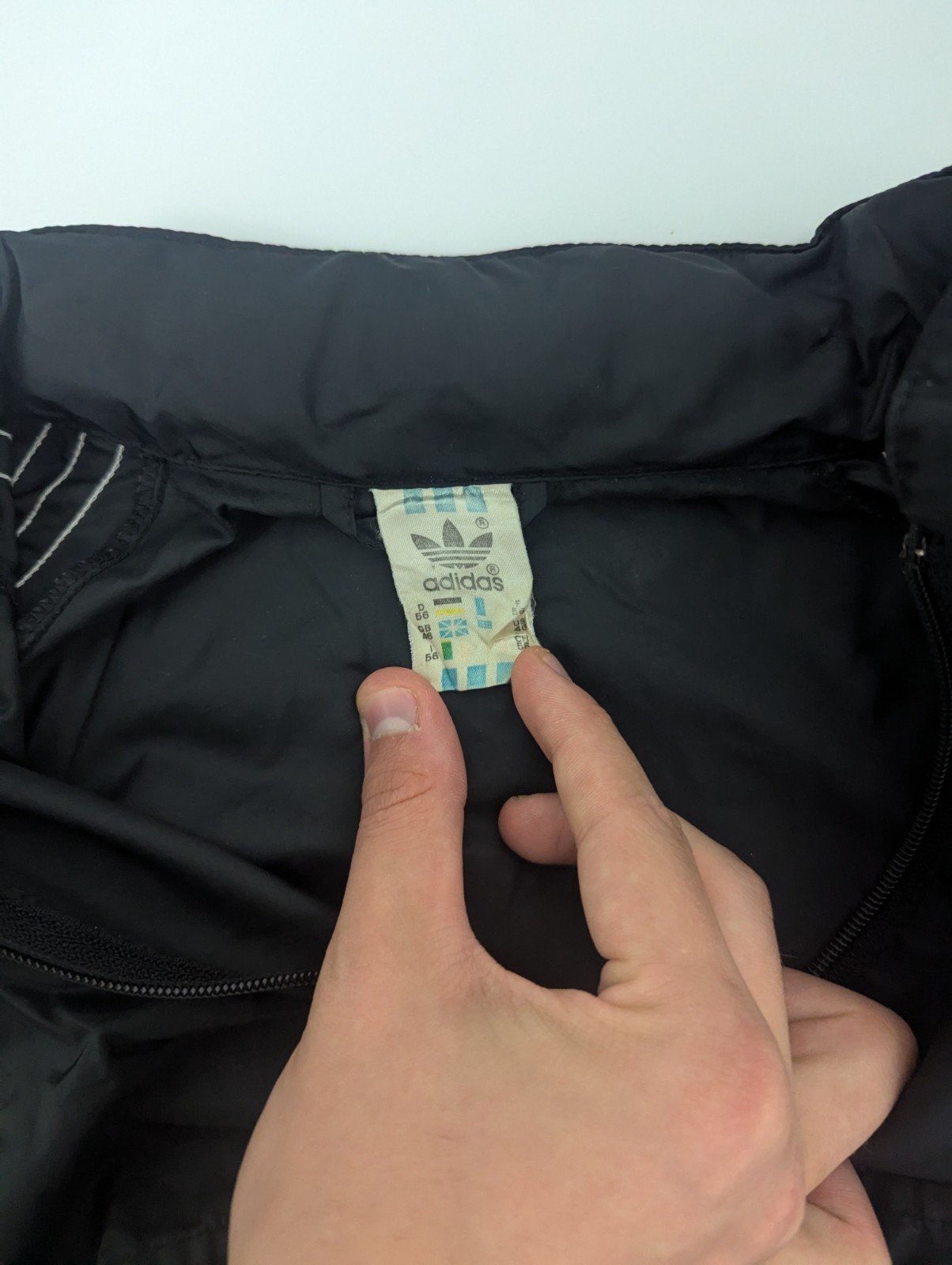 Vintage Adidas Trefoil Windbreaker Jacket – 1980s/90s – Black – Men’s Size Xl