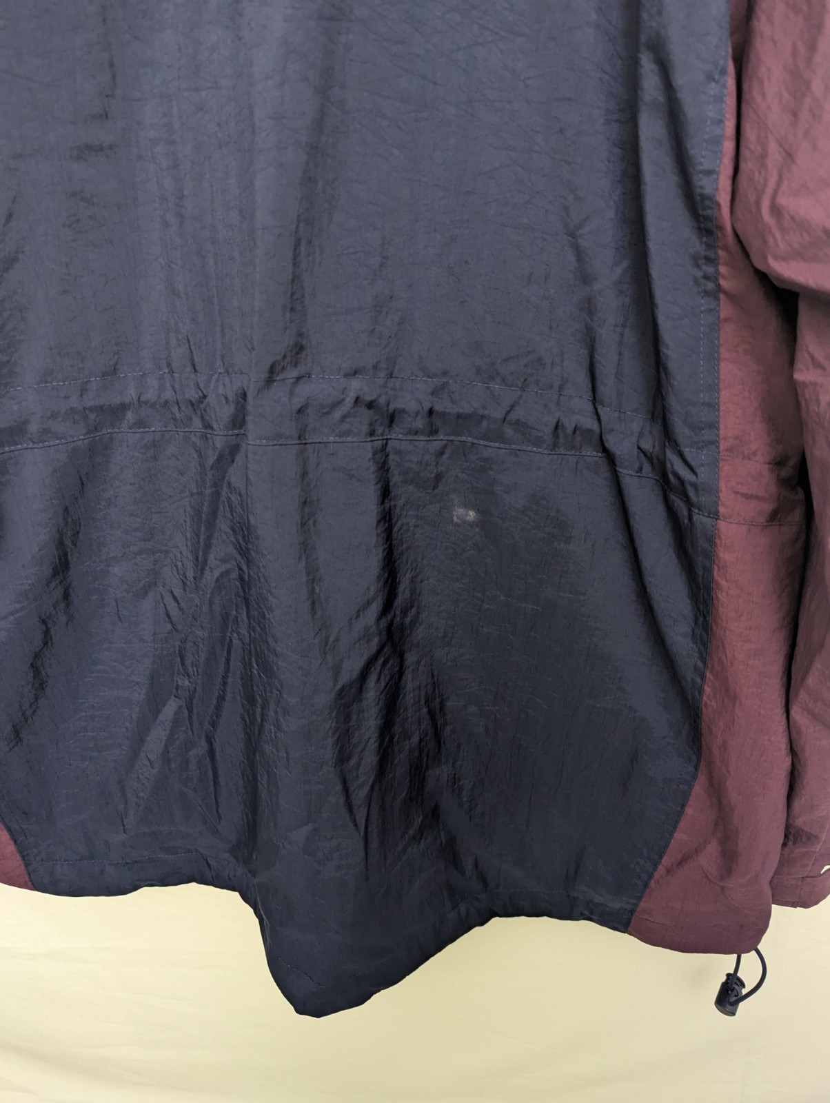 Vintage Adidas Windbreaker Jacket Navy / Burgundy Xl Late 1990s – Early 2000s