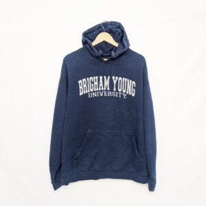 Vintage Brigham Young University Byu Hoodie - Men’s Xl - Navy