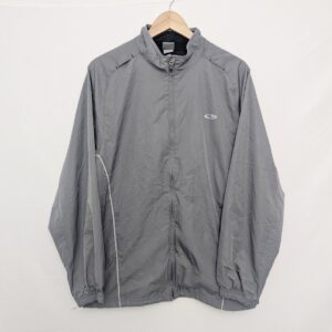 Vintage C9 By Champion Running Jacket – Grey Reflective Windbreaker – Size M