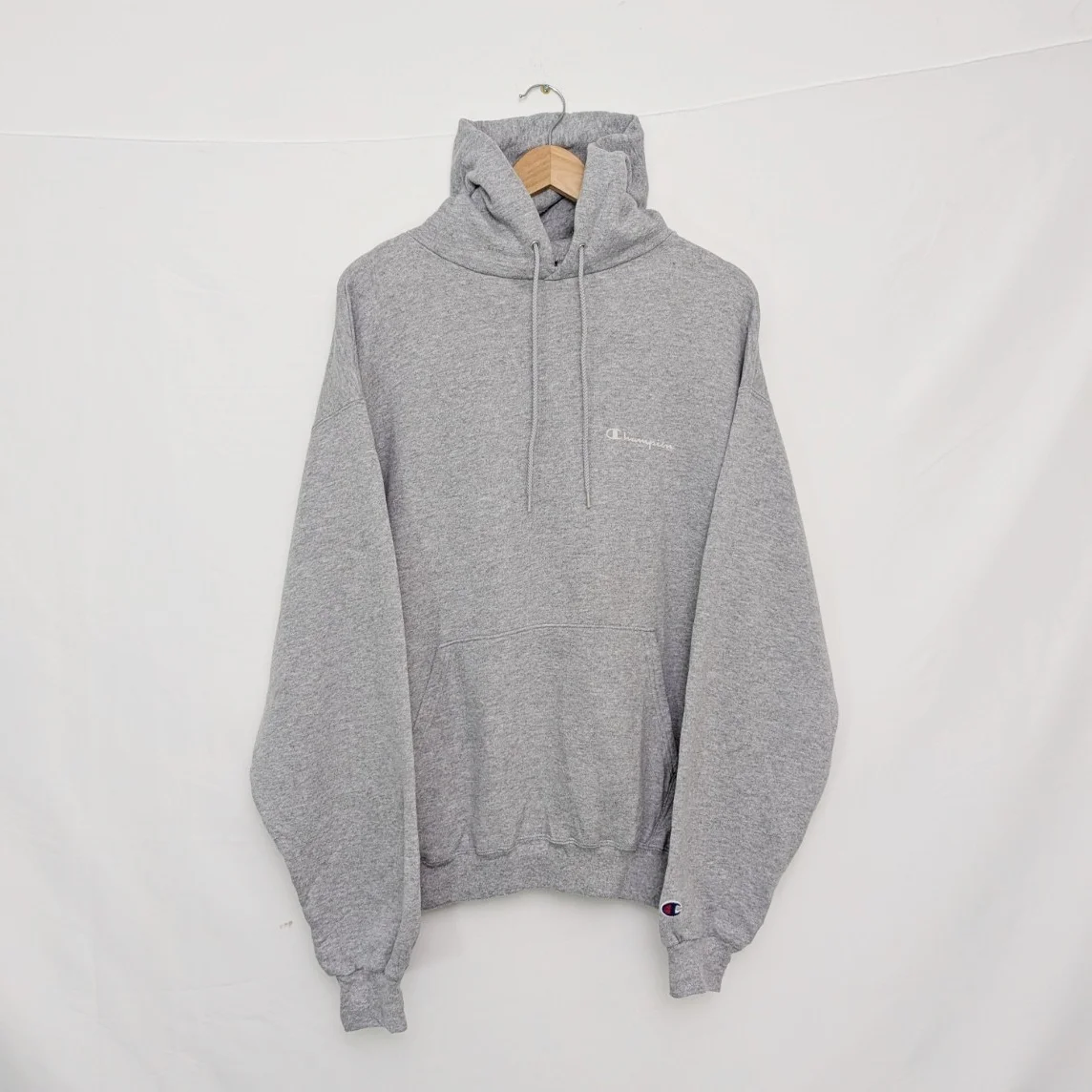 Vintage Champion Hoodie - Men’s Large - Grey