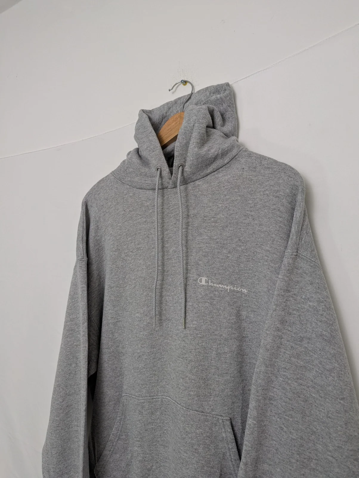 Vintage Champion Hoodie - Men’s Large - Grey