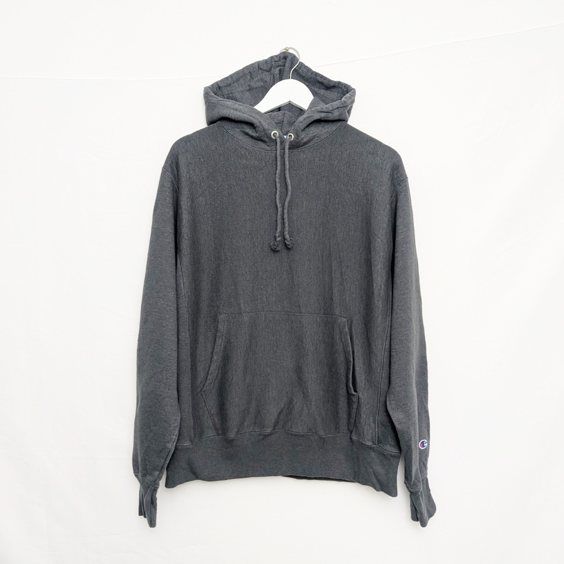 Vintage Champion Reverse Weave Hoodie - Men’s Medium - Charcoal Grey