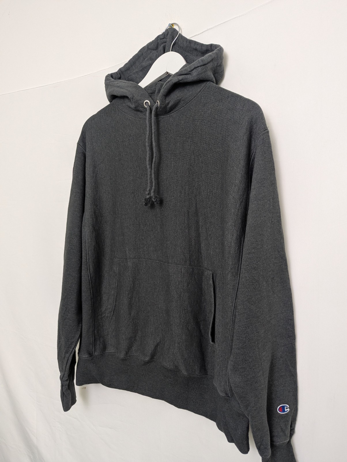 Vintage Champion Reverse Weave Hoodie - Men’s Medium - Charcoal Grey