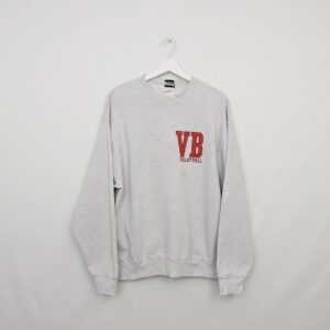 Vintage Eastbay Sports Collection Vb Volleyball Sweatshirt - Grey - Men’s Large