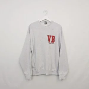 Vintage Eastbay Sports Collection Vb Volleyball Sweatshirt - Grey - Men’s Large