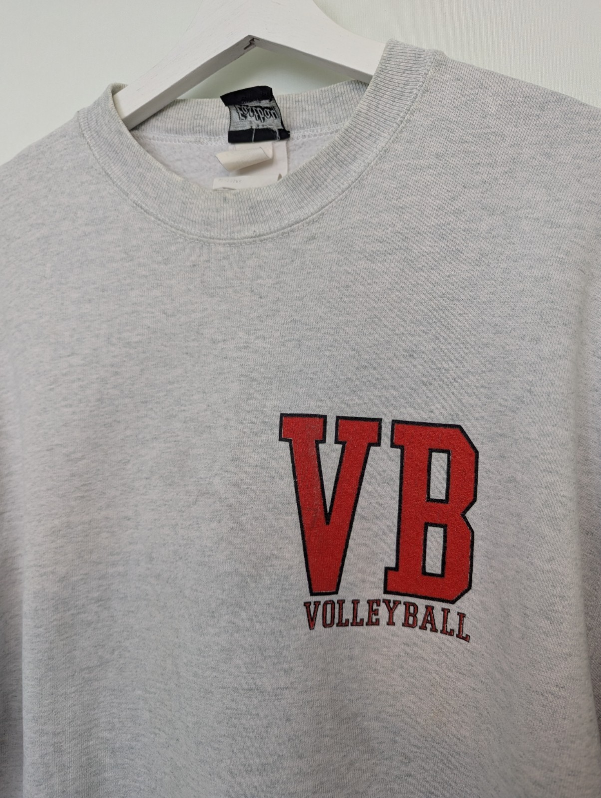 Vintage Eastbay Sports Collection Vb Volleyball Sweatshirt - Grey - Men’s Large
