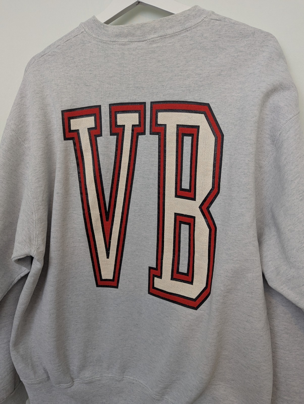 Vintage Eastbay Sports Collection Vb Volleyball Sweatshirt - Grey - Men’s Large