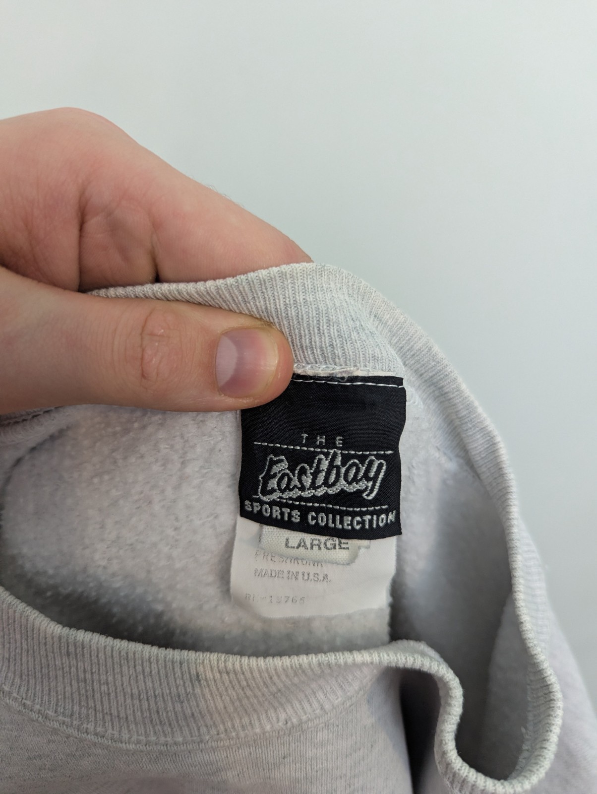 Vintage Eastbay Sports Collection Vb Volleyball Sweatshirt - Grey - Men’s Large