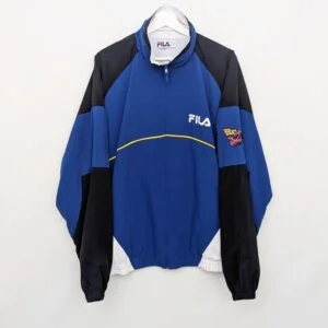 Vintage Fila Tennis Masters Series Track Jacket - Mens Large - Blue