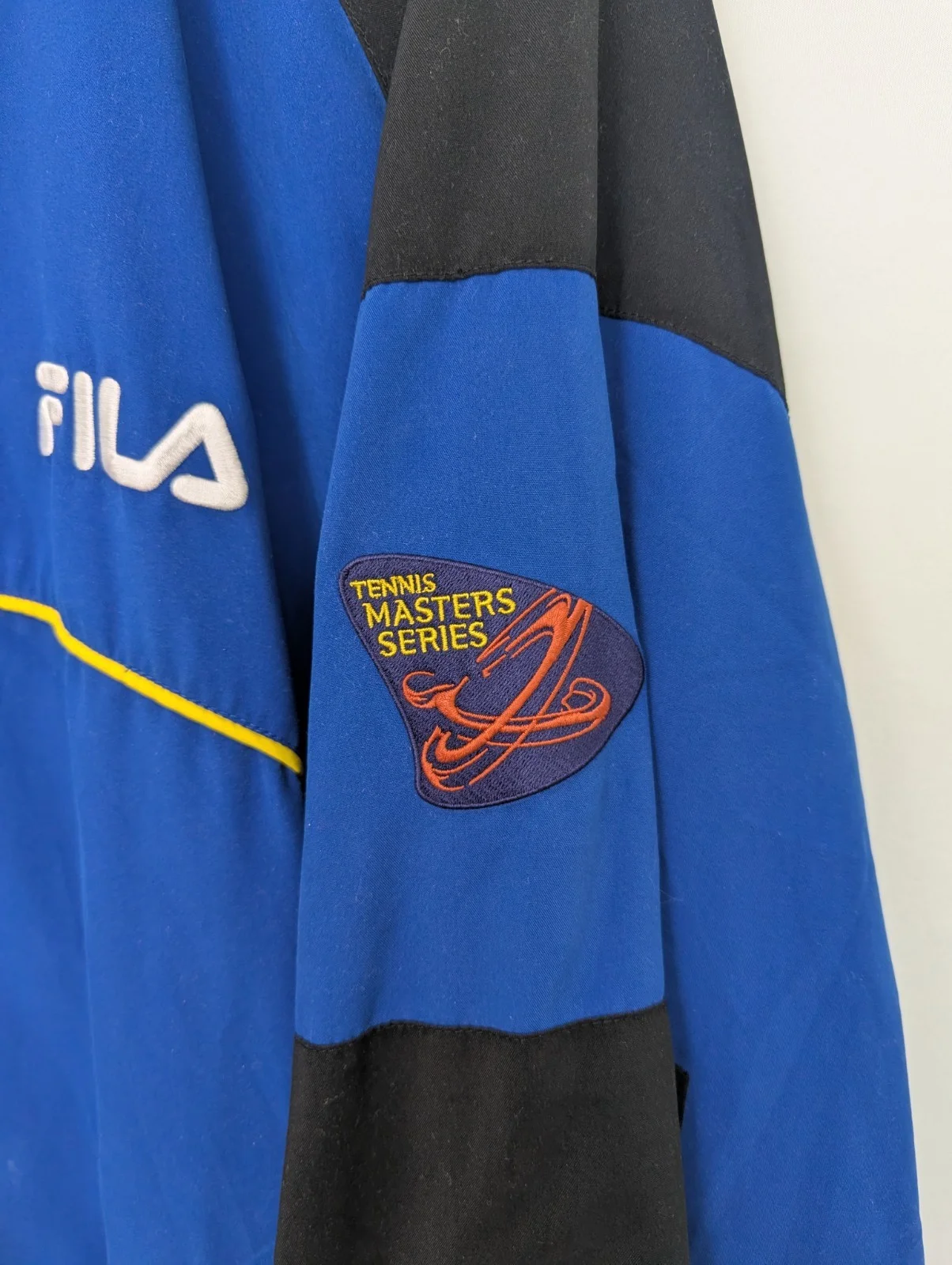 Vintage Fila Tennis Masters Series Track Jacket - Mens Large - Blue