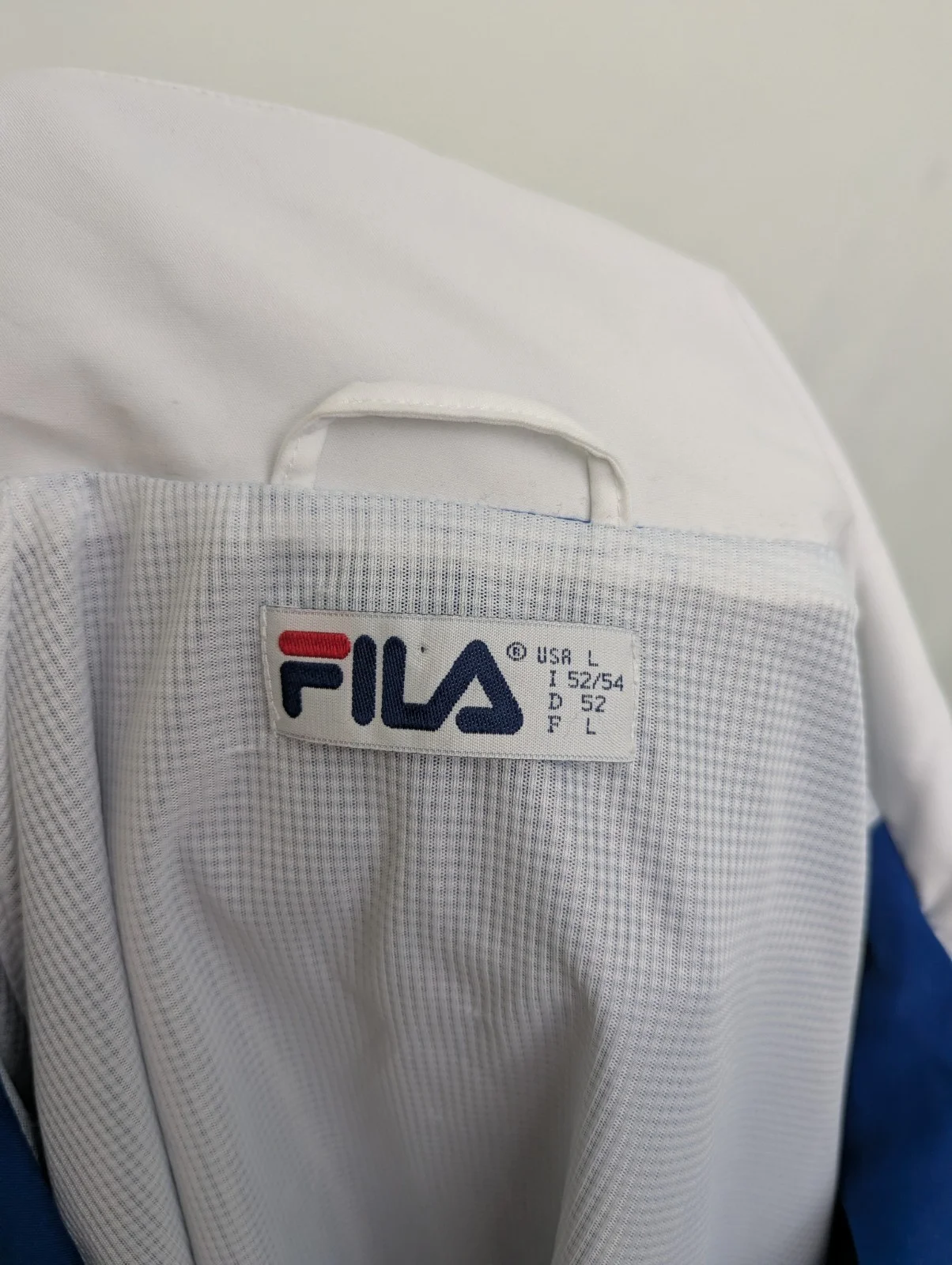 Vintage Fila Tennis Masters Series Track Jacket - Mens Large - Blue