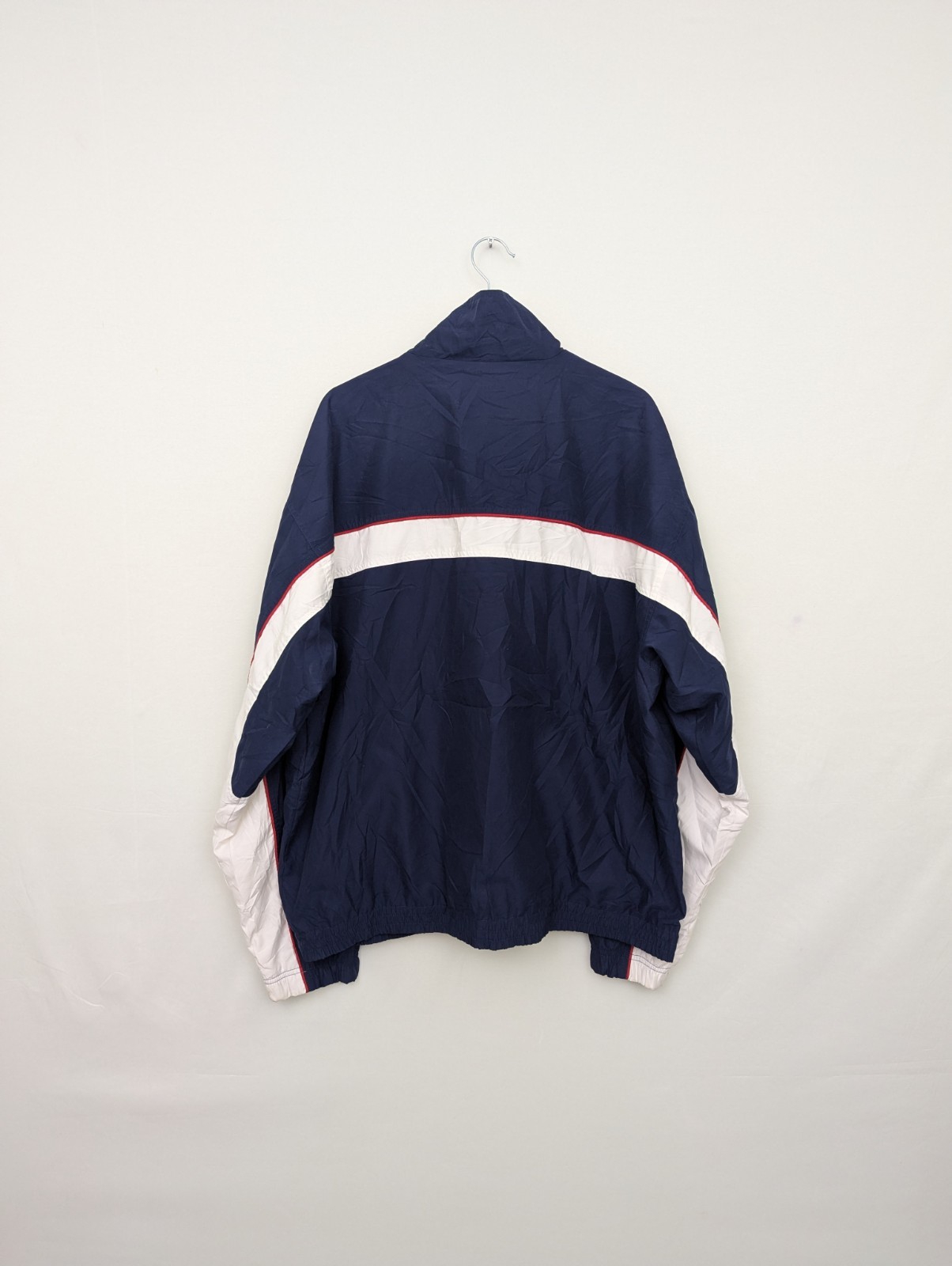 Vintage Fila Track Jacket Windbreaker - Navy / White / Red - Size Xxl