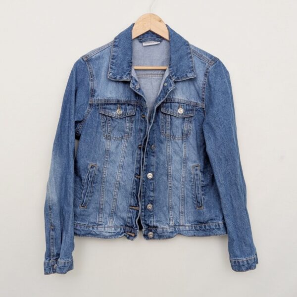 Vintage Janina Denim Jacket - Women’s Size L - Blue - Y2k