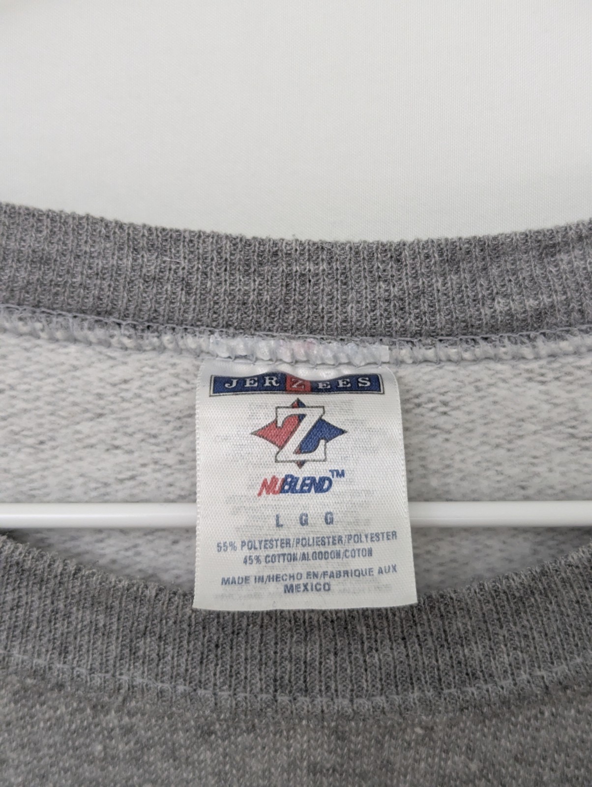 Vintage Jerzees Vermillion Tanagers Sweatshirt - Grey Crewneck - Size L