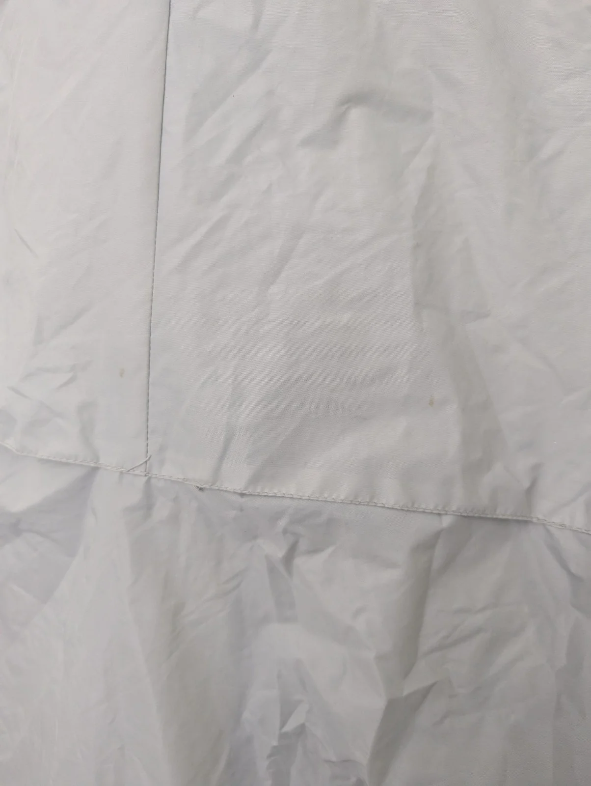 Vintage K-way Packable Rain Jacket - Grey - Hidden Hood - Mens Size L