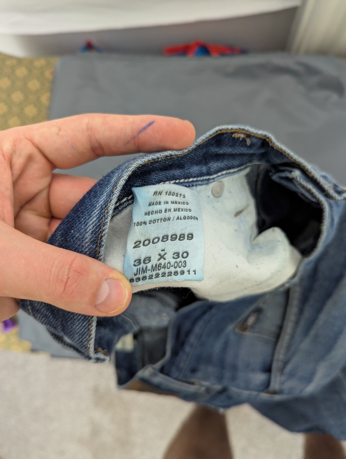 Vintage Lee Regular Fit Men’s Jeans – Early 2000s – Size 36wx30l