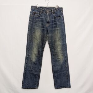 Vintage Lois Jeans – Men’s W33 L33 – Mid-2000s – Straight Leg – Faded Blue Denim