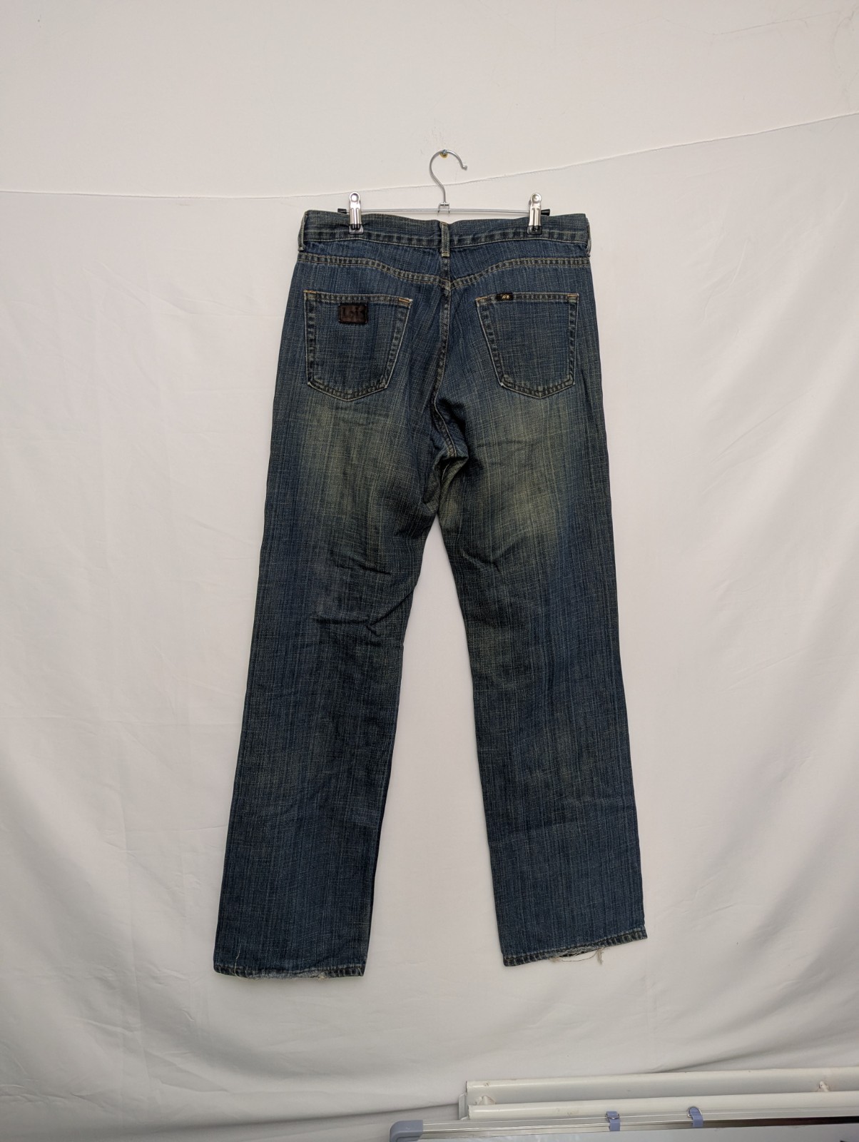 Vintage Lois Jeans – Men’s W33 L33 – Mid-2000s – Straight Leg – Faded Blue Denim