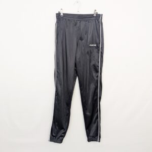Vintage Lotto Black Lightweight Track Pants - Size Medium - Elastic Waist