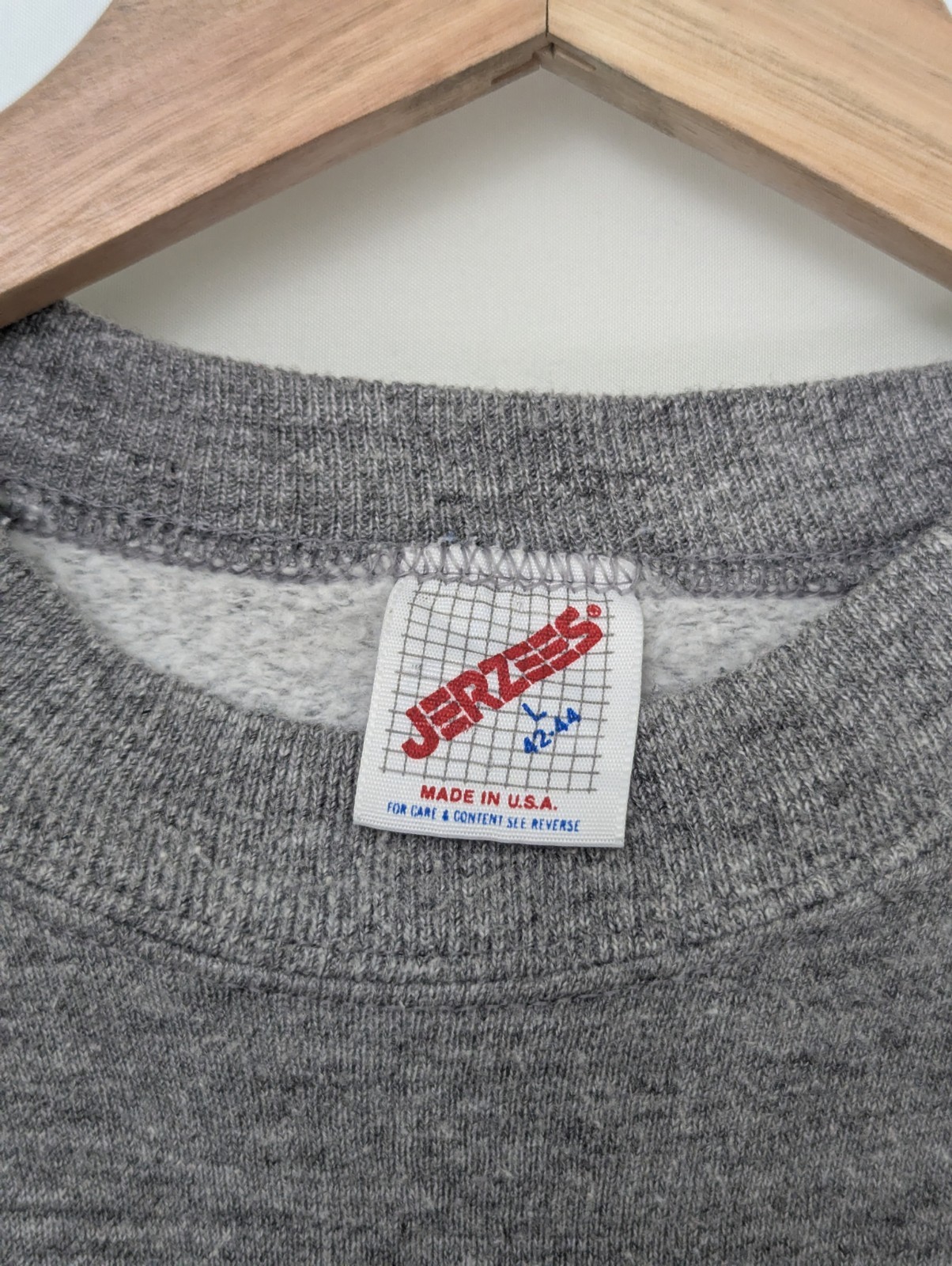 Vintage Maine Bear Sweatshirt - Grey - Size M