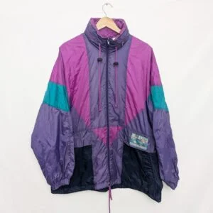 Vintage Marcel Clair Life Line Yachtwear Windbreaker – Oversized Fit L