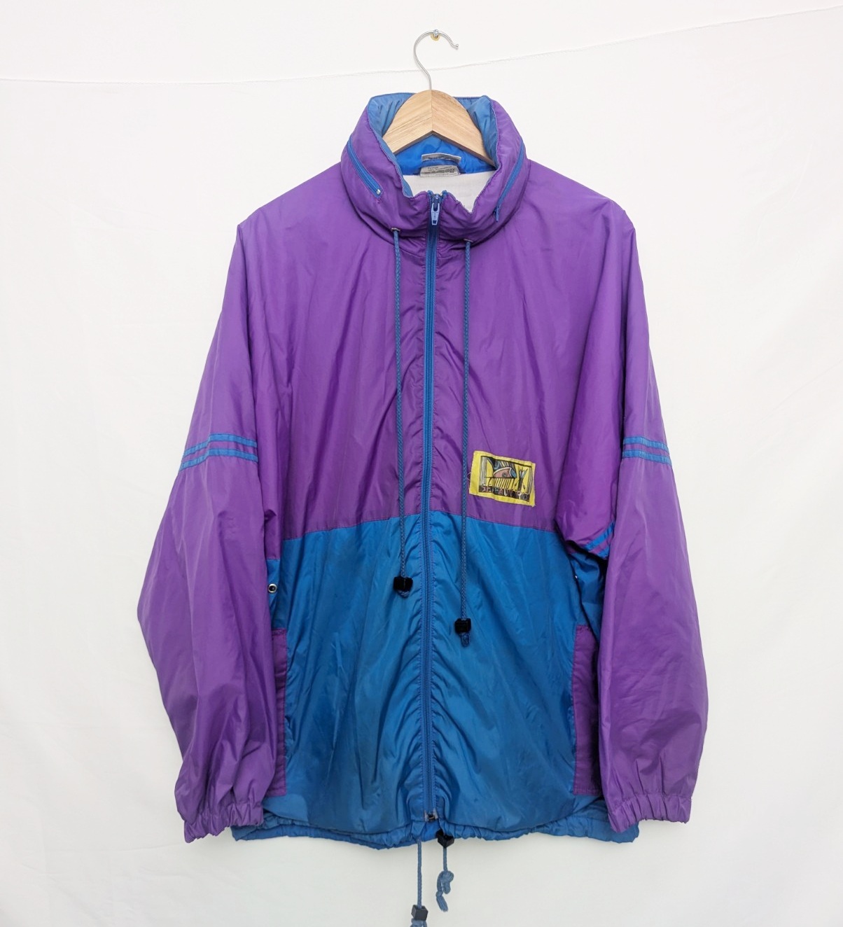 Vintage Marcel Clair “sea Favourites” Windbreaker Jacket Size L (late 80s-90s)