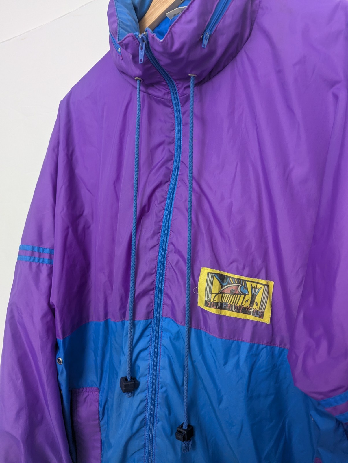 Vintage Marcel Clair “sea Favourites” Windbreaker Jacket Size L (late 80s-90s)