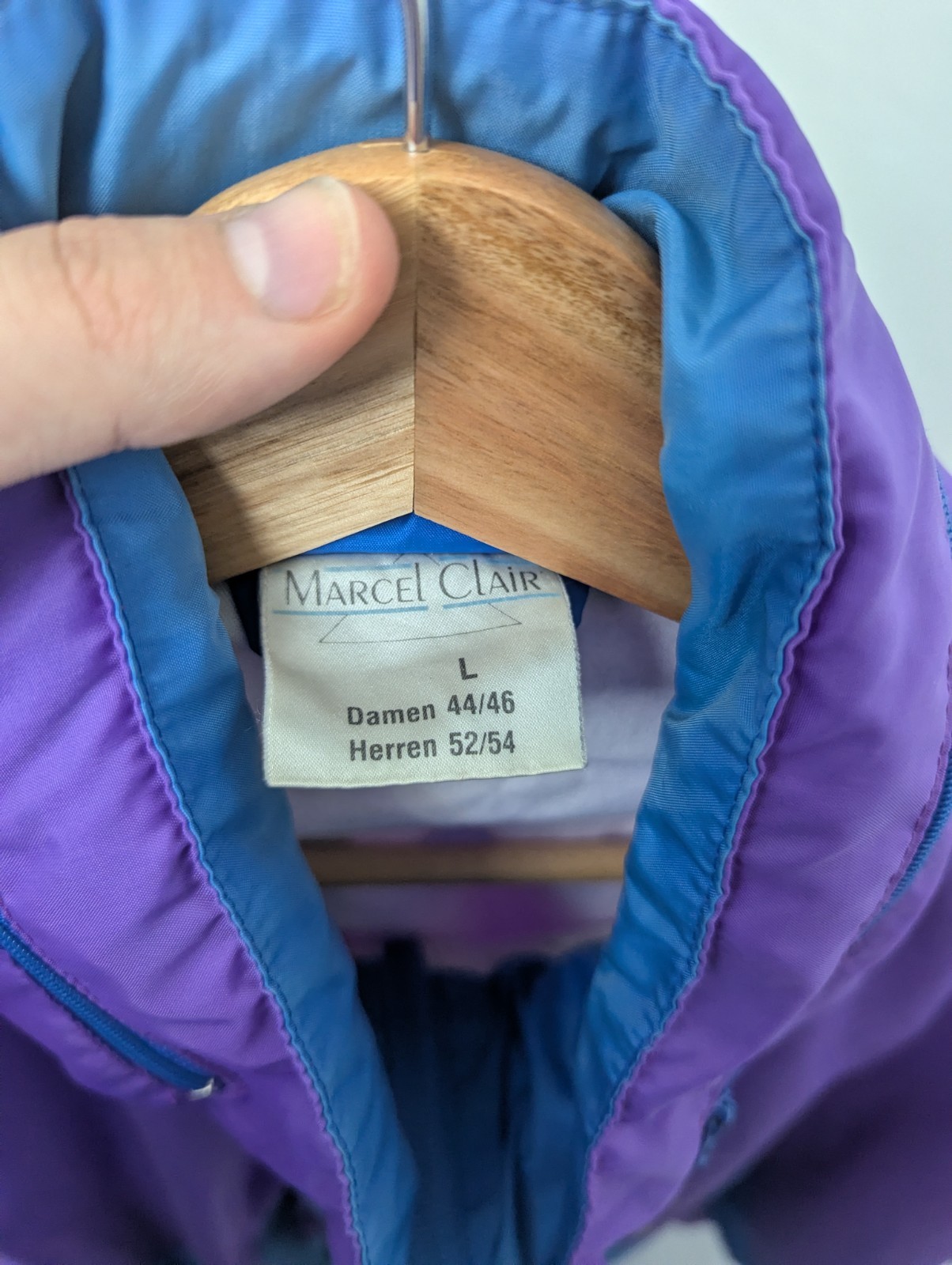 Vintage Marcel Clair “sea Favourites” Windbreaker Jacket Size L (late 80s-90s)