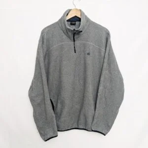 Vintage Nautica Competition ¼ Zip Fleece – Grey – Men’s Large